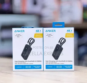 Anker 45W Zolo Power Bank 20000mah Portable Charger Dual USB-C Cable