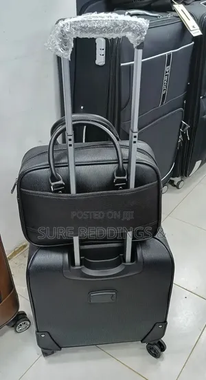 Black Leather Pilot Bags