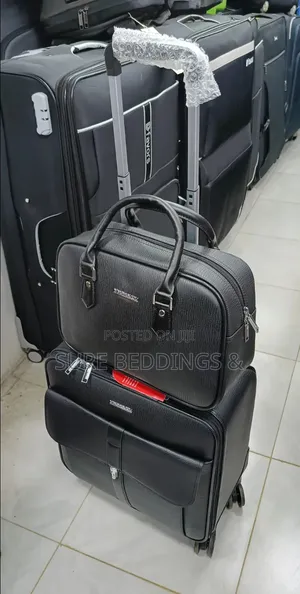 Black Leather Pilot Bags