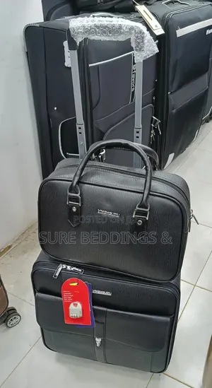 Black Leather Pilot Bags