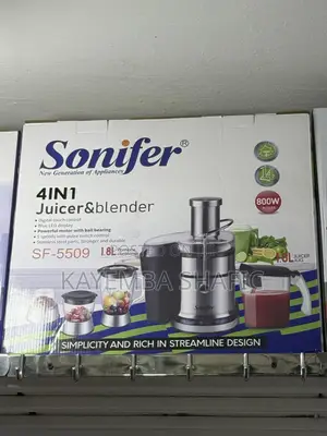 Sonifer 4-in-1 Digital Juicer & Blender 800W (Model SF-5509)