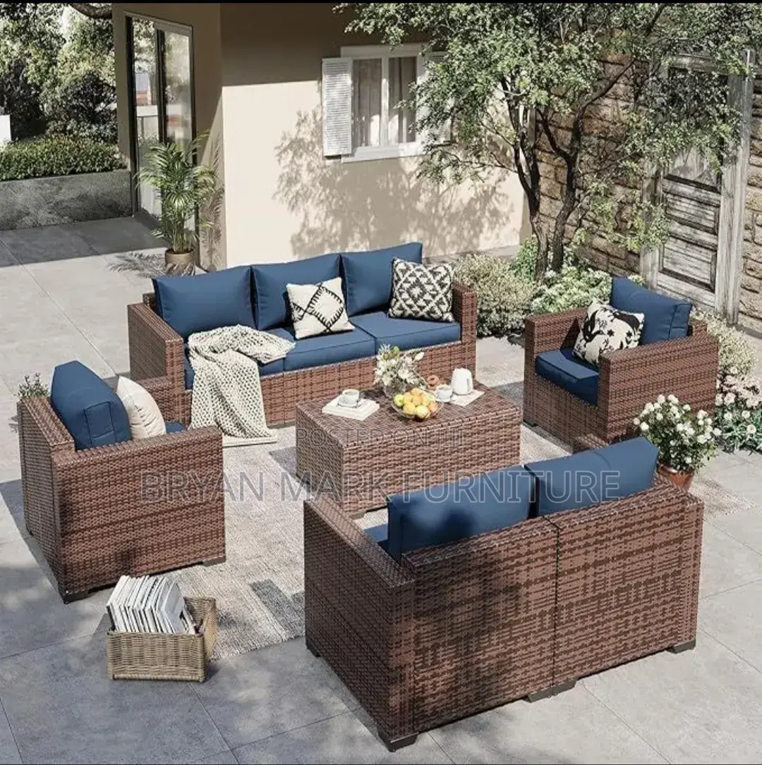 Box Shaped Rattan Chairs