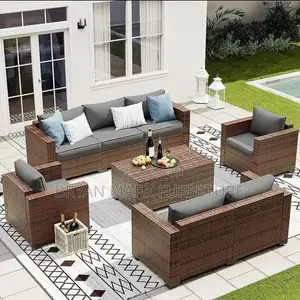 Box Shaped Rattan Chairs