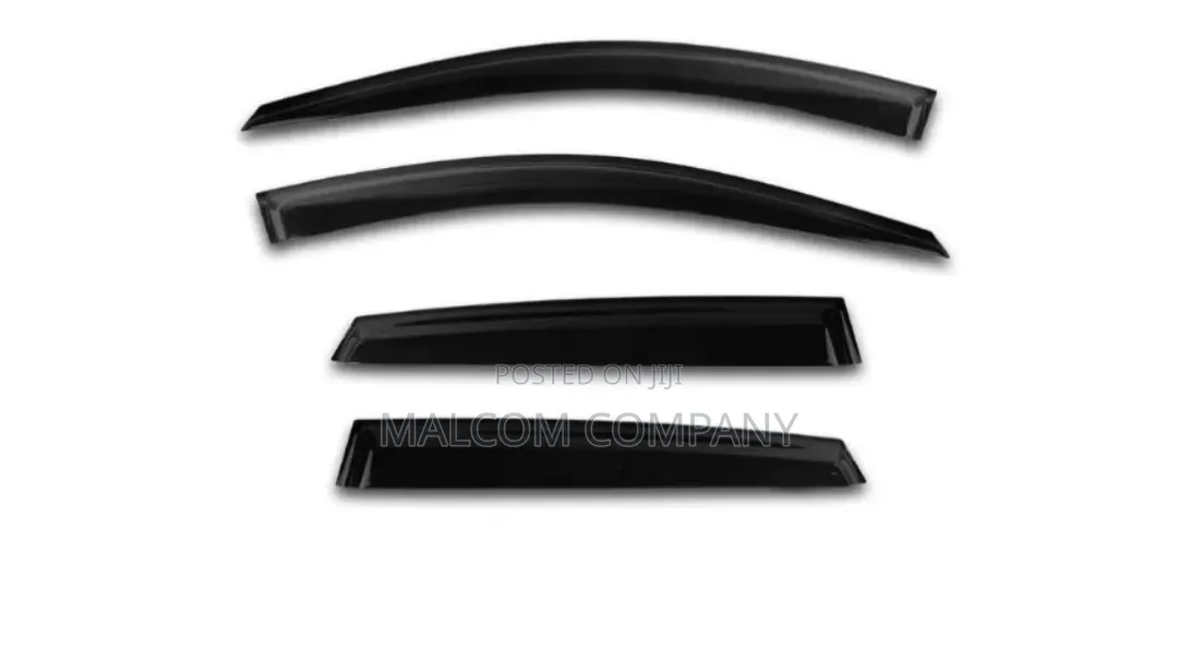 Toyota Hilux Window Visors 4PCS – Black Rain Guards Uganda