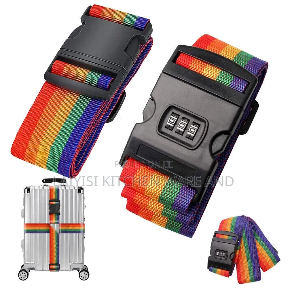 Adjustable Strong Extra Safety Travel Suitcase Luggage Baggage Straps