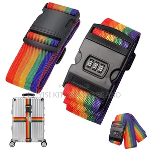 Adjustable Strong Extra Safety Travel Suitcase Luggage Baggage Straps