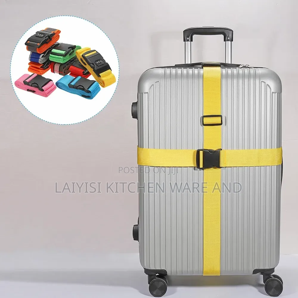 Adjustable Strong Extra Safety Travel Suitcase Luggage Baggage Straps