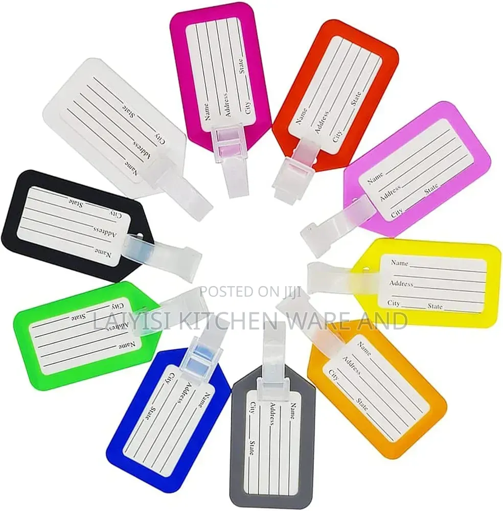 3pieces of Lightweight Baggage Tags for Secure Luggage Identification