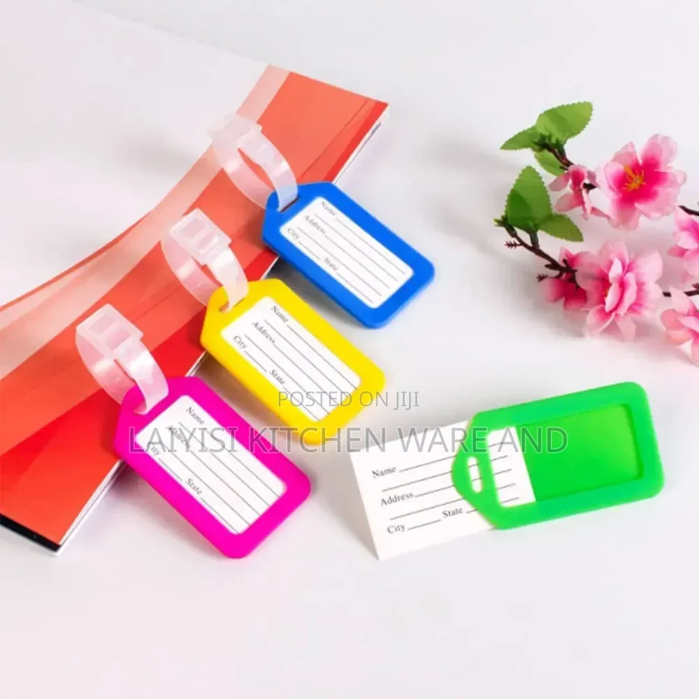 3pieces of Lightweight Baggage Tags for Secure Luggage Identification