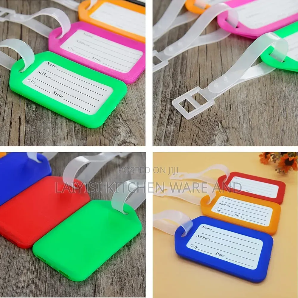 3pieces of Lightweight Baggage Tags for Secure Luggage Identification