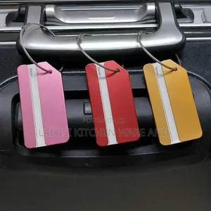 3PCS Modern Design Luggage Tags Travel Suitcase Tags W Name ID Card