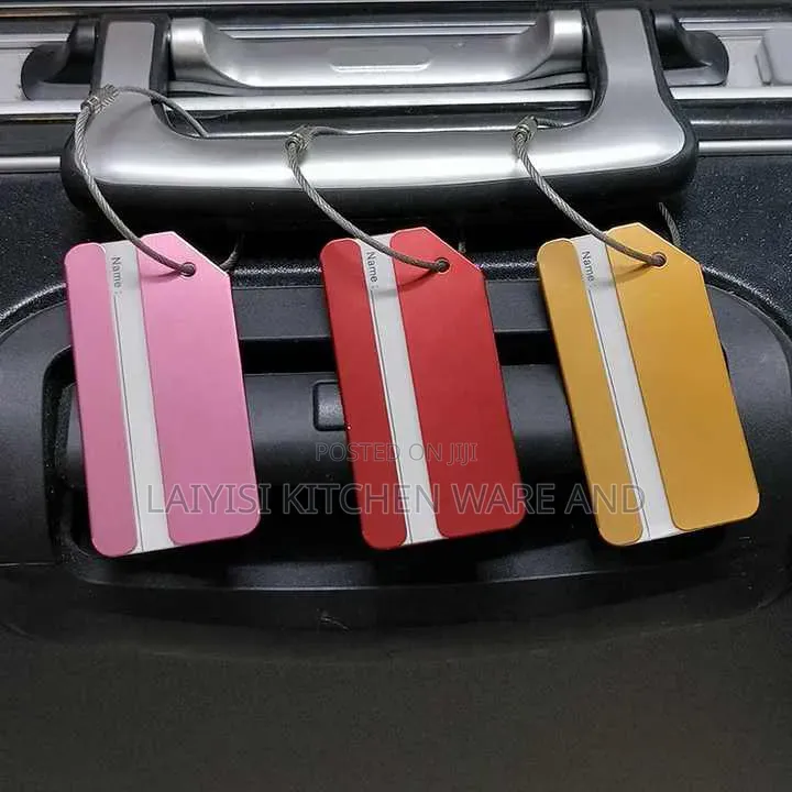 3PCS Modern Design Luggage Tags Travel Suitcase Tags W Name ID Card