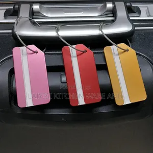 3PCS Modern Design Luggage Tags Travel Suitcase Tags W Name ID Card