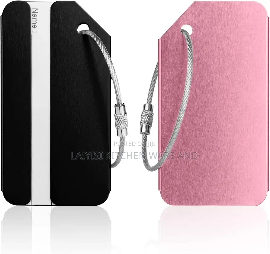 3PCS Modern Design Luggage Tags Travel Suitcase Tags W Name ID Card