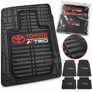 Toyota TRD Rubber Car Floor Mats – Black All-Weather Floor Mats Uganda