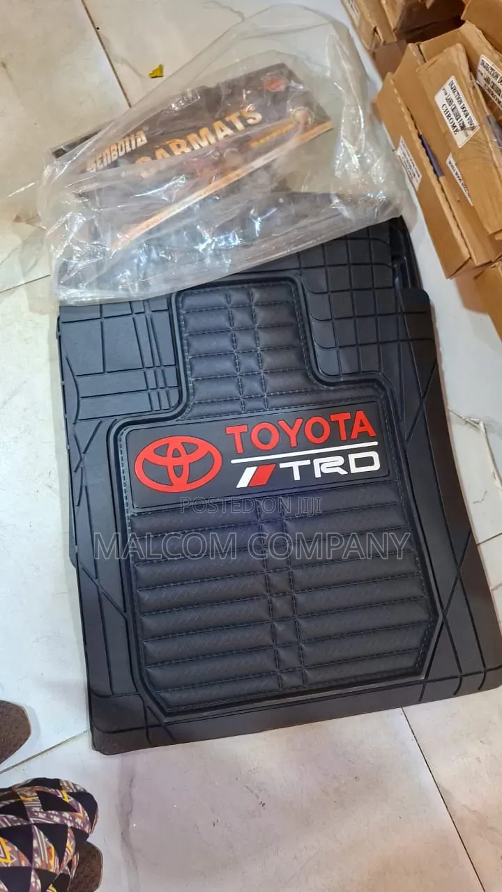 Toyota TRD Rubber Car Floor Mats – Black All-Weather Floor Mats Uganda
