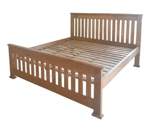 5 by 6 Lion Heart Wooden Bed