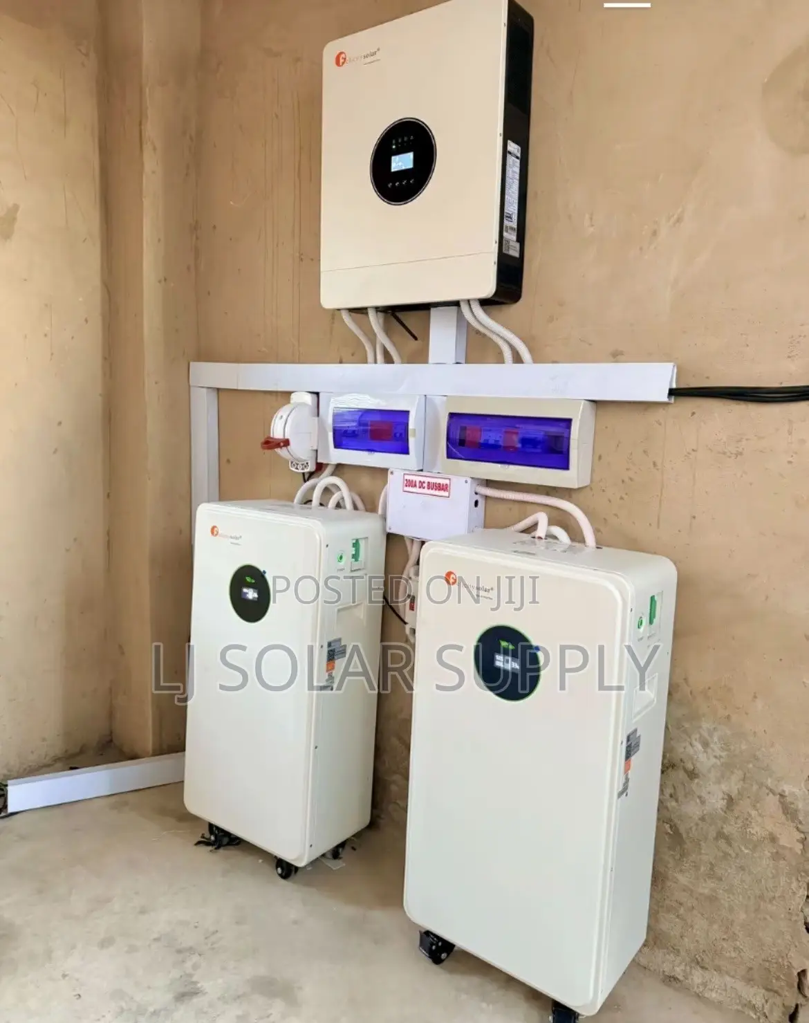 20kwh Lithium Battery and 12kva Hybrid Inverter Complete System