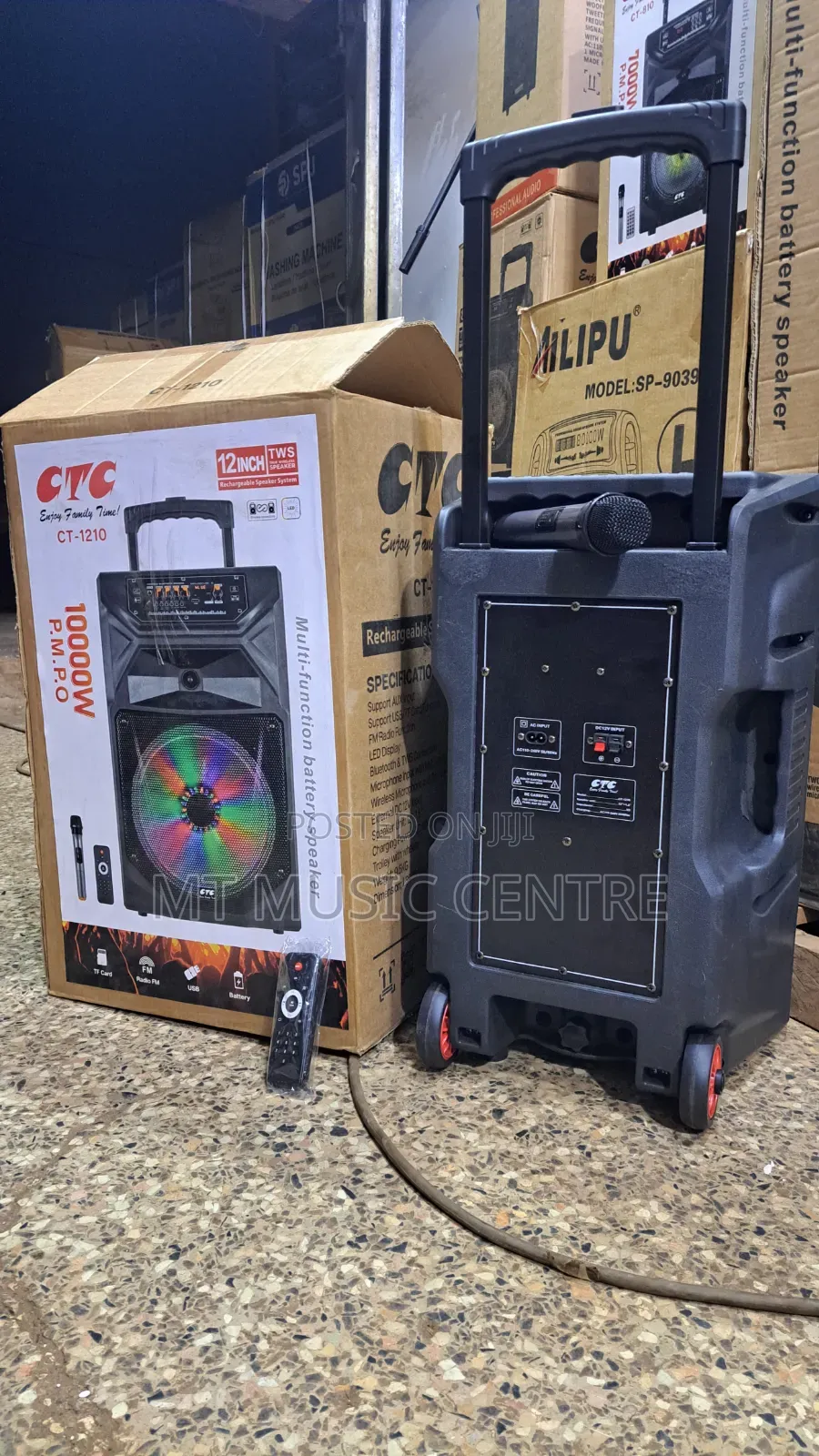 CTC 12 Inch Speaker Rechargeable