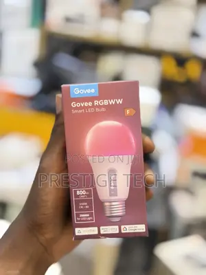 Govee LED Smart Bulb E27, RGBWW Dimmable, 800LM, (Pack of 1) Wifi Lamp