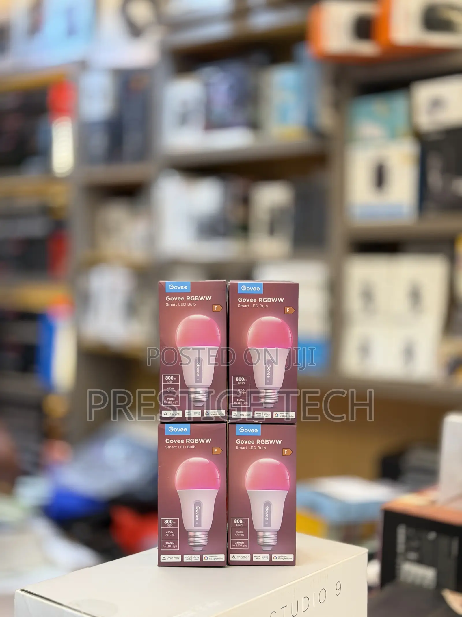 Govee LED Smart Bulb E27, RGBWW Dimmable, 800LM, (Pack of 1) Wifi Lamp