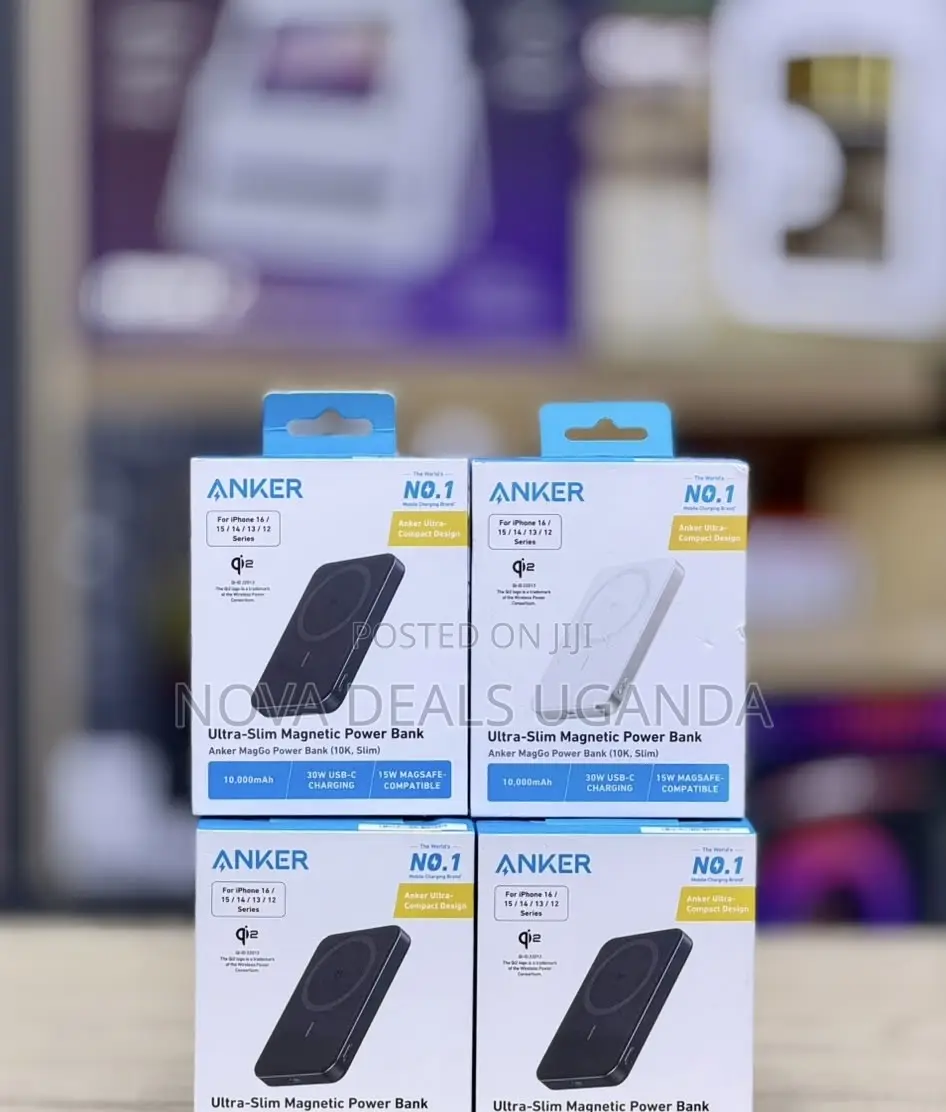 Anker Ultra Slim Mag Go Power Bank 30W, 10,000mah Portable Charger
