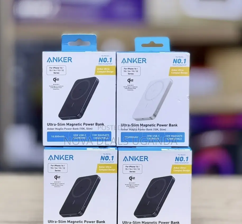 Anker Ultra Slim Mag Go Power Bank 30W, 10,000mah Portable Charger