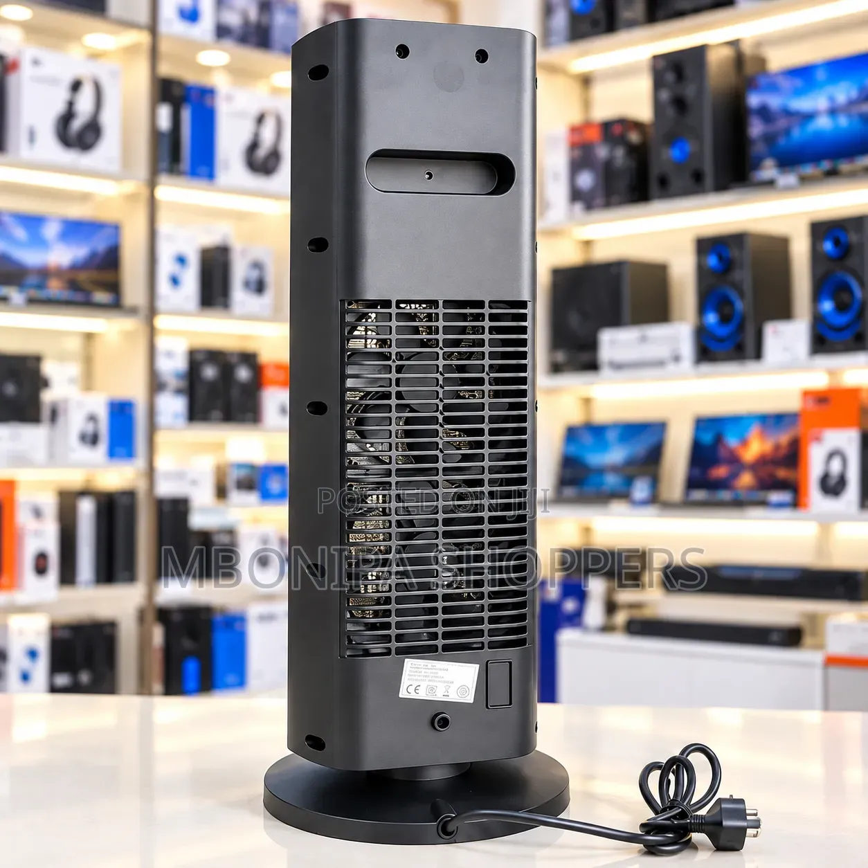 DSP 2000W Tower Fan Heater – Fast Heating With Safety Protection
