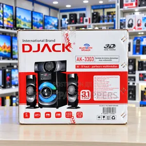 DJACK 3.1 Multimedia Home Theater Speaker System Remote Control