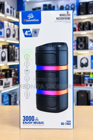 BoomGo Wireless Speaker – 3000mAh Rechargeable Bluetooth Speaker