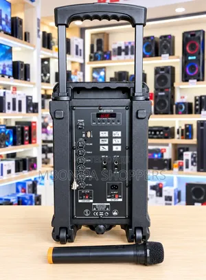 GLOBALSTAR L808 Portable Party Box Speaker With Wireless Microphone
