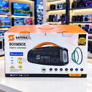 Sayona PPS Bluetooth Boombox Party Speaker – Portable Wireless Speaker