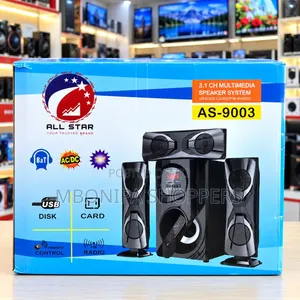 ALL STAR 3.1Ch Multimedia Speaker System With USB, SD Card & FM Radio