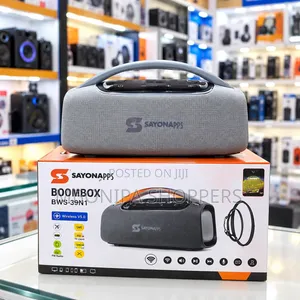 SAYONAPPS BWS-39N1 Portable Bluetooth Boombox Speaker – Wireless V5.0