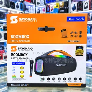 SAYONAPPS BWS-39N1 Portable Bluetooth Boombox Speaker – Wireless V5.0