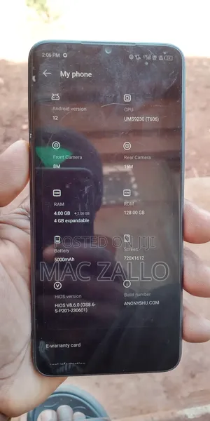 Tecno Spark 16 GB Black