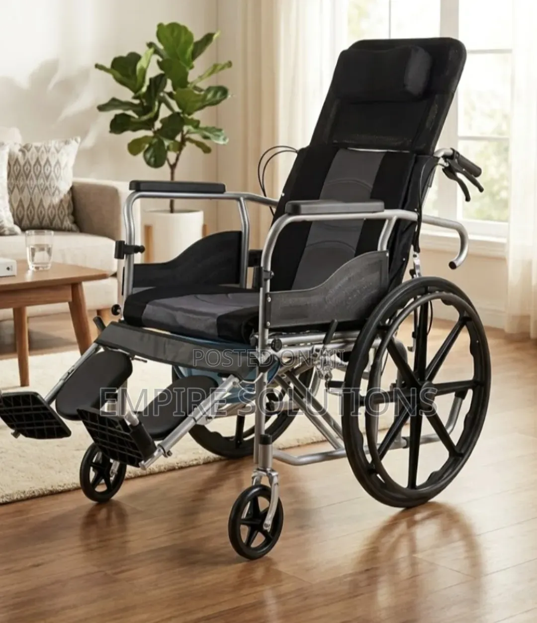 Brand New Reclining Adult Wheelchair With Brakes