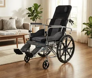 Adult Reclining Wheel Chair With Brakes and Pot