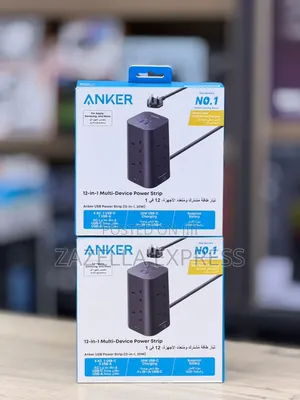 Anker USB Power Strip 12in1 Tower Extension Lead With USB Slots