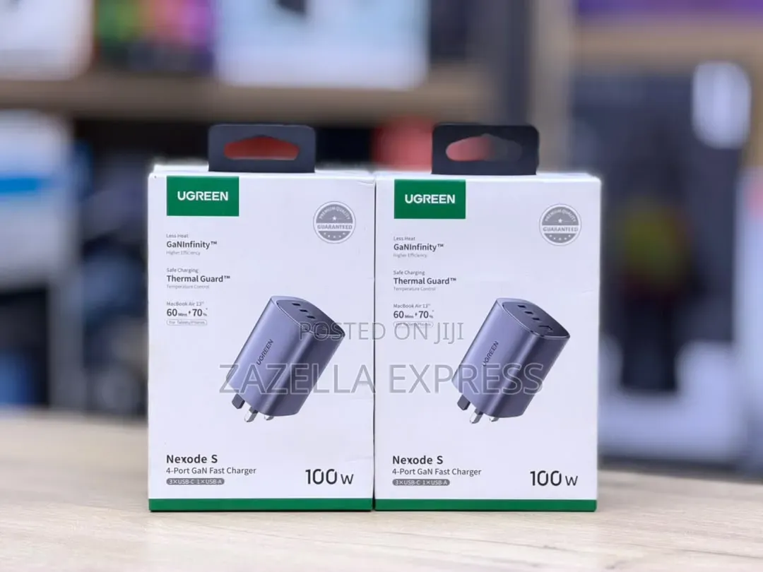 Ugreen Nexode S 100W 4 Port Gan Fast USB-C Charger,Type C Wall Charger