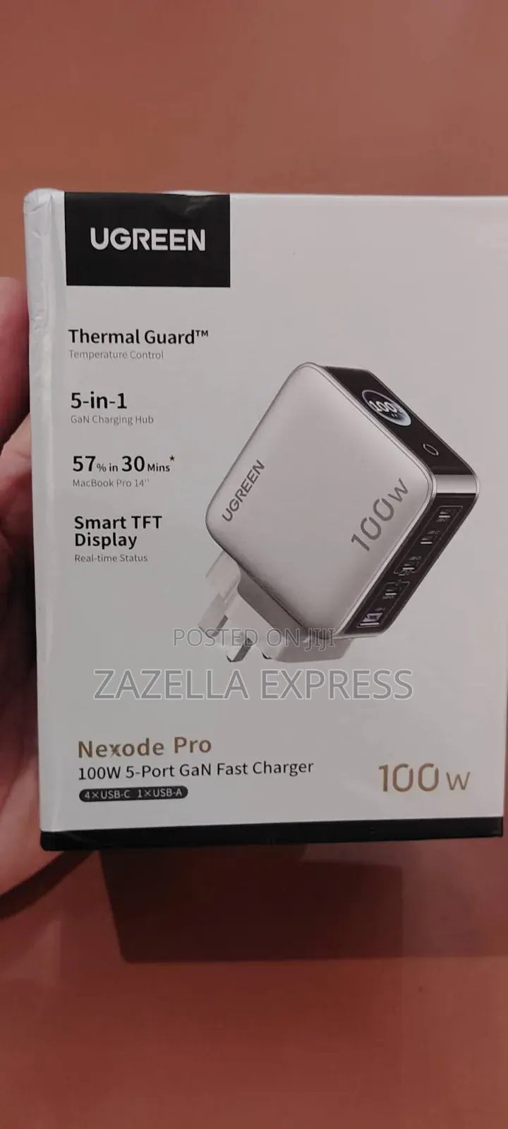 Ugreen Nexode S 100W 4 Port Gan Fast USB-C Charger,Type C Wall Charger