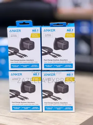 Anker 25W Compact Type C Adapter With USB C Cable Fast Charger