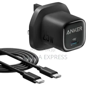 Anker 25W Compact Type C Adapter With USB C Cable Fast Charger
