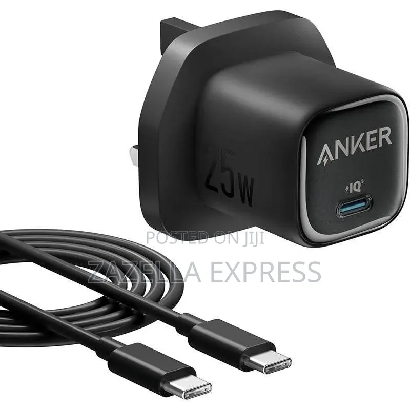 Anker 25W Compact Type C Adapter With USB C Cable Fast Charger