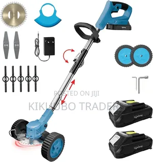 3-in-1 Cordless Electric Grass Trimmer and Lawn Mower Kit