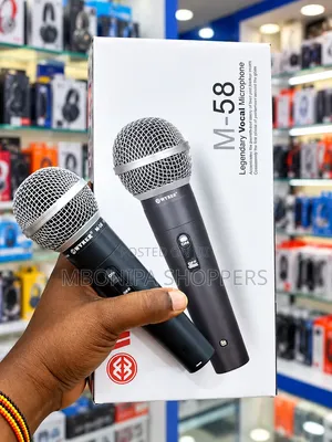 WYKER M-58 Dynamic Vocal Microphone – Black and Silver