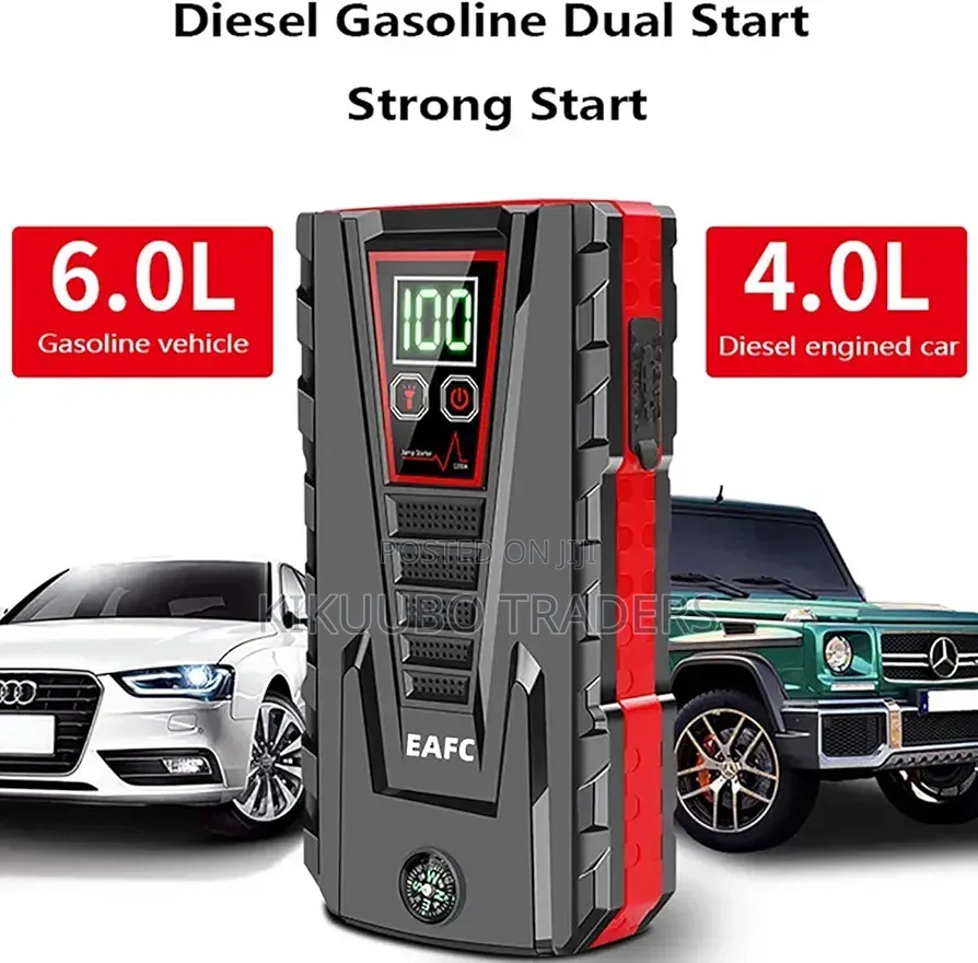 High Power" Multi-Function Portable Car Jump Starter Kit