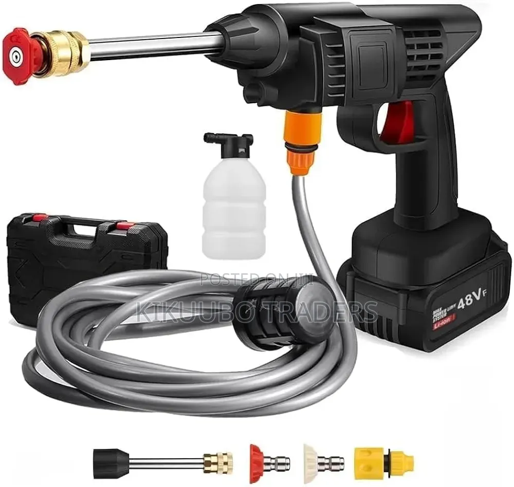 Portable, Cordless High-Pressure Water Spray Gun Kit
