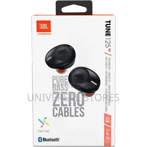 JBL Tune 125 TWS Pure Bass Wireless Bluethooth
Headphones | Black