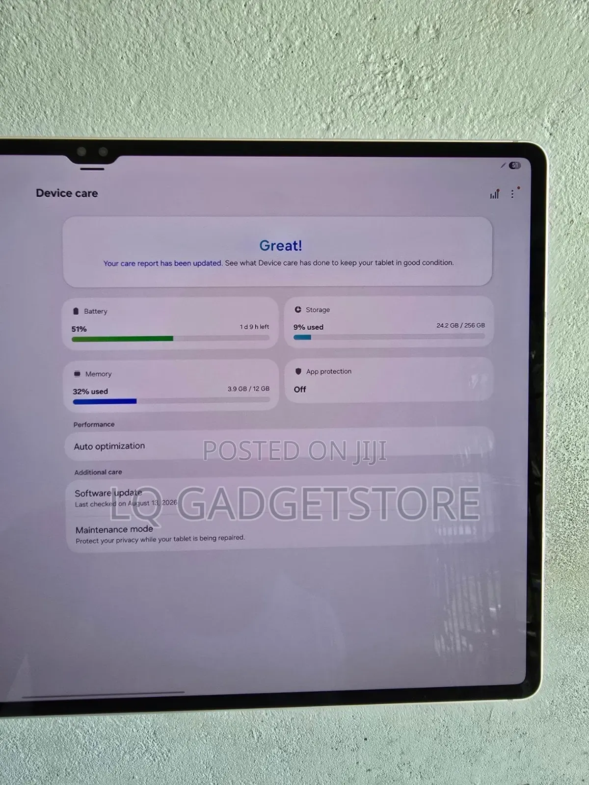 Samsung Galaxy Tab S10 Ultra 256 GB Gray